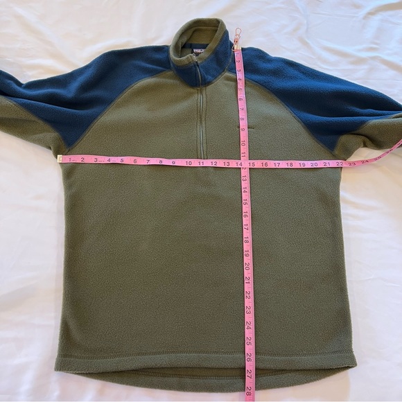 Patagonia Capilene Two Tone Fleece 1/4 Zip Pullover Sweater EUC Size Small - Picture 12 of 12